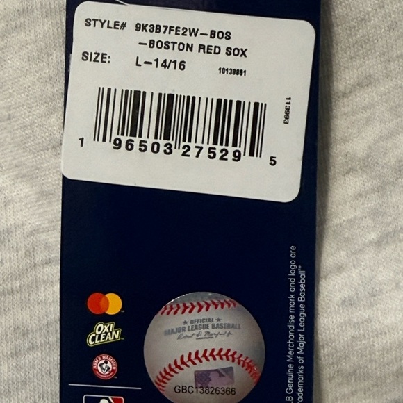 Boston Red Sox Genuine Merchandise Youth Size Light Gray Jogger 14-16 NWT Unisex - Picture 8 of 9